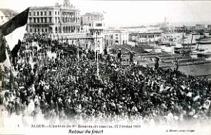 454- Alger - Retour du 9e Zouaves du front